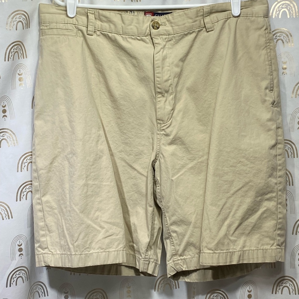 Chaps Men's Tan Flat Front Shorts